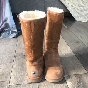 Suede zip-up Ugg Boots